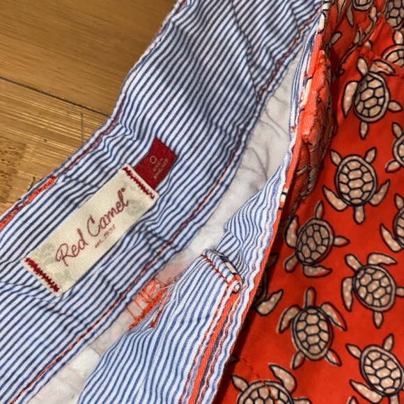 Red Camel Orange Turtle Shorts - Size 0 - Picture 7 of 15